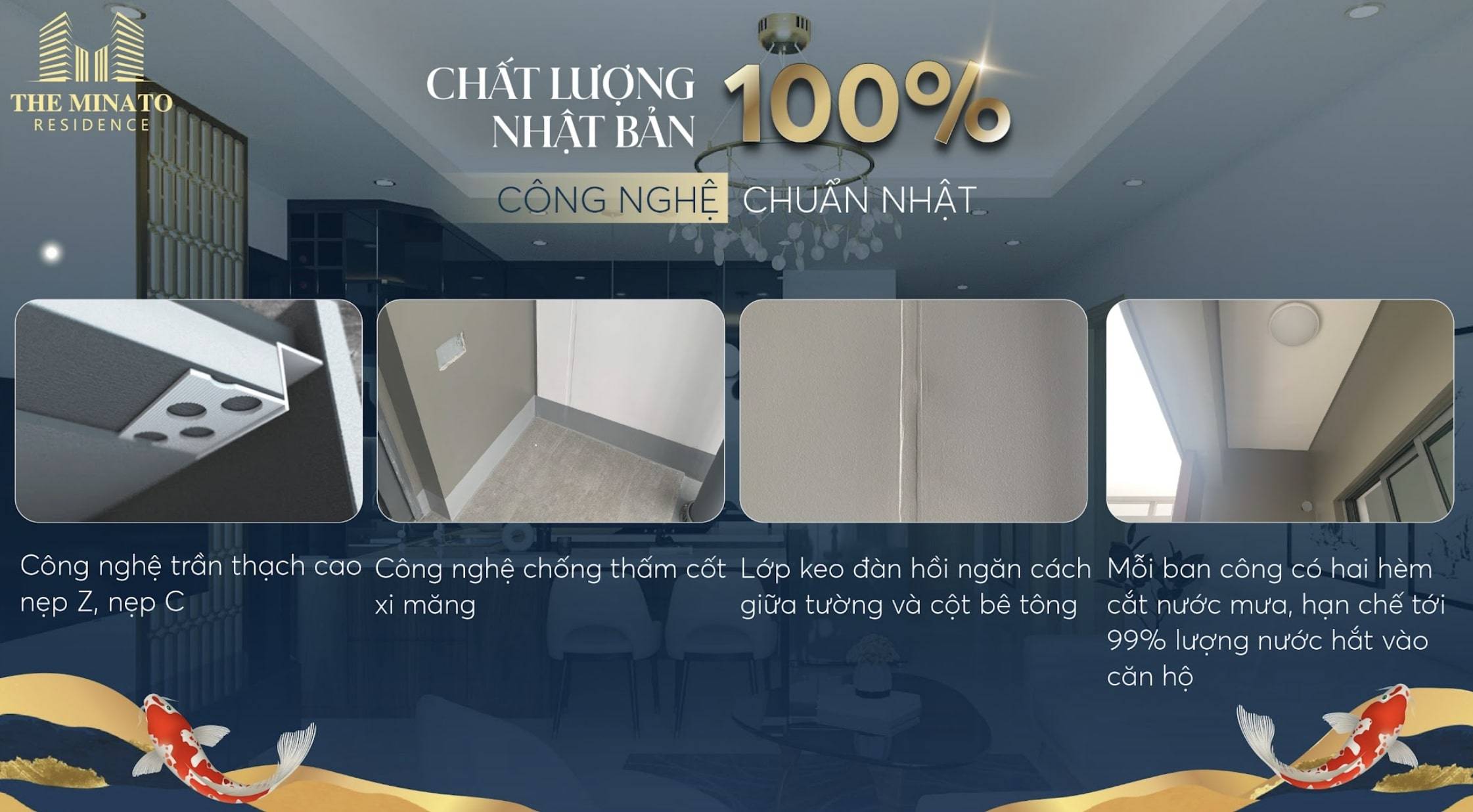 Công nghệ xây dựng chuẩn nhật tại dự án The Minato Residence Hải Phòng